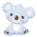 Schnulli-Silikon Koala 90 mm, hellblau