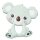 Schnulli-Silikon Koala 90 mm, mint