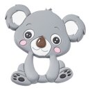 Schnulli-Silikon Koala 90 mm, grau