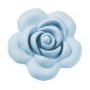 Schnulli-Silikon Rose 4 cm, hellblau, 1 St.