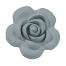 Schnulli-Silikon Rose 4 cm, grau, 1 St.