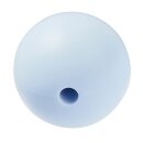 Schnulli-Silikon Perle 15 mm, hellblau, 1 St.