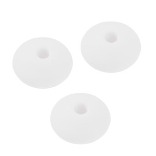 Schnulli-Silikon Linse 12 mm, weiss, 1 St.