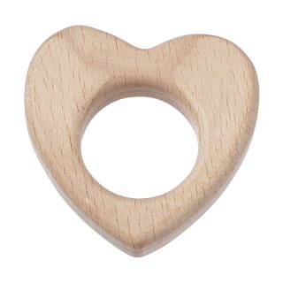 Schnulli-Holzteil Herz 5 x 5 cm