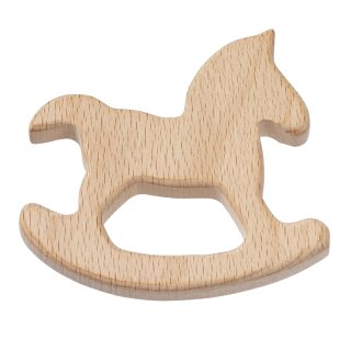 Schnulli-Holzteil Schaukelpferd 7 x 6 cm