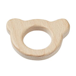 Schnulli-Holzteil Bär 6,3 x 4,3 cm