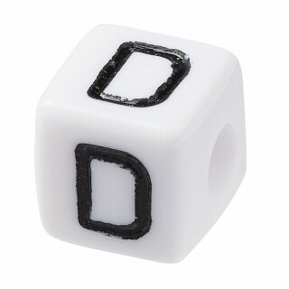 Schnulli-Buchstaben-Würfel 6 mm, "D",...
