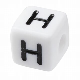 Schnulli-Buchstaben-Würfel 6 mm, "H",...