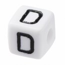 Schnulli-Buchstaben-Würfel 10 mm, "D",...
