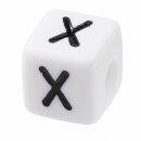 Schnulli-Buchstaben-Würfel 10 mm, "X",...