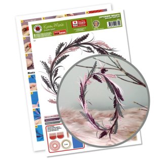 papier + ideen: Quilling Template, September Wreath