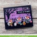 Lawn Fawn, clear stamp, fox costumes before n afters