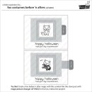 Lawn Fawn, clear stamp, fox costumes before n afters