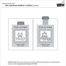Lawn Fawn, clear stamp, fox costumes before n afters