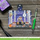 Lawn Fawn, clear stamp, fox costumes before n afters