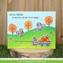 Lawn Fawn, clear stamp, lets go nuts