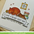 Lawn Fawn, clear stamp, den sweet den