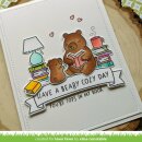 Lawn Fawn, clear stamp, den sweet den