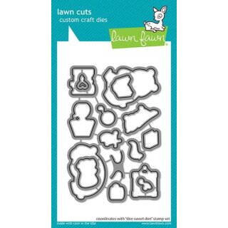 Lawn Fawn, lawn cuts/ Stanzschablone, den sweet den
