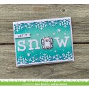 Lawn Fawn, clear stamp, snow much fun