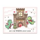 Lawn Fawn, clear stamp, tiny gingerbread