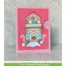 Lawn Fawn, clear stamp, tiny gingerbread