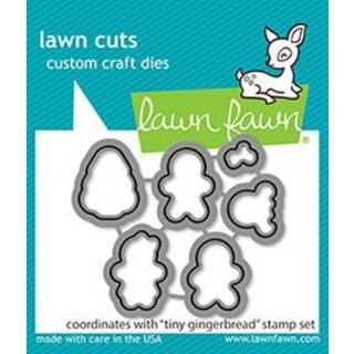 Lawn Fawn, lawn cuts/ Stanzschablone, tiny gingerbread