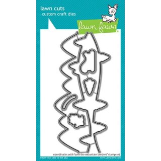 Lawn Fawn, lawn cuts/ Stanzschablone, over the mountain...