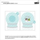 Lawn Fawn, clear stamp, snow globe scenes