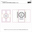 Lawn Fawn, clear stamp, shutter card holiday sayings