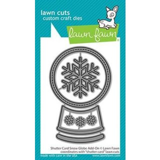 Lawn Fawn, lawn cuts/ Stanzschablone, shutter card snow...