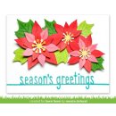 Lawn Fawn, lawn cuts/ Stanzschablone, stitched poinsettia