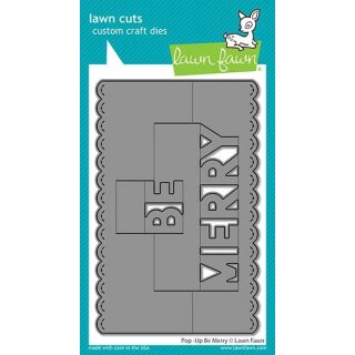 Lawn Fawn, lawn cuts/ Stanzschablone, pop-up be merry