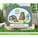 Lawn Fawn, lawn cuts/ Stanzschablone, stitched dens