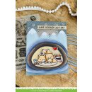 Lawn Fawn, lawn cuts/ Stanzschablone, stitched dens