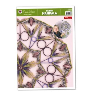 papier + ideen: Quilling Template, Silent Mandala