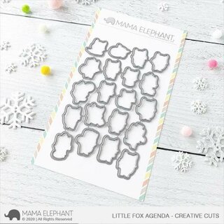 Mama Elephant, Creative Cuts/ Stanzschablone, Little Fox Agenda