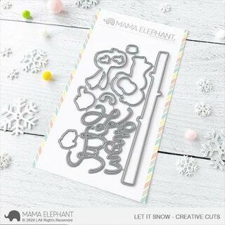 Mama Elephant, Creative Cuts/ Stanzschablone, Let it Snow