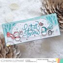 Mama Elephant, clear stamp, Let it Snow