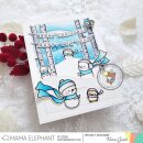 Mama Elephant, clear stamp, Let it Snow
