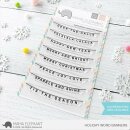 Mama Elephant, clear stamp, Holiday Word Banners