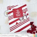 Mama Elephant, clear stamp, Mixed Holiday Greetings