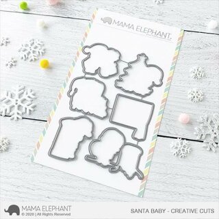Mama Elephant, Creative Cuts/ Stanzschablone, Santa Baby