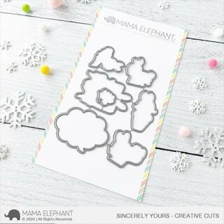 Mama Elephant, Creative Cuts/ Stanzschablone, Sincerely...