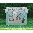 Lawn Fawn, clear stamp, beary happy holidays