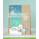 Lawn Fawn, clear stamp, beary happy holidays