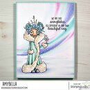Stamping Bella, Rubber Stamp, ODDBALL SNOW QUEEN