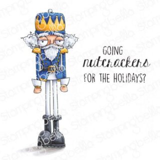 Stamping Bella, Rubber Stamp, ODDBALL NUTCRACKER