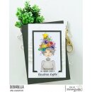 Stamping Bella, Rubber Stamp, MOCHI CHRISTMAS TREE GIRL