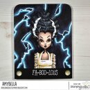 Stamping Bella, Rubber Stamp, MOCHI BRIDE OF FRANKENSTEIN